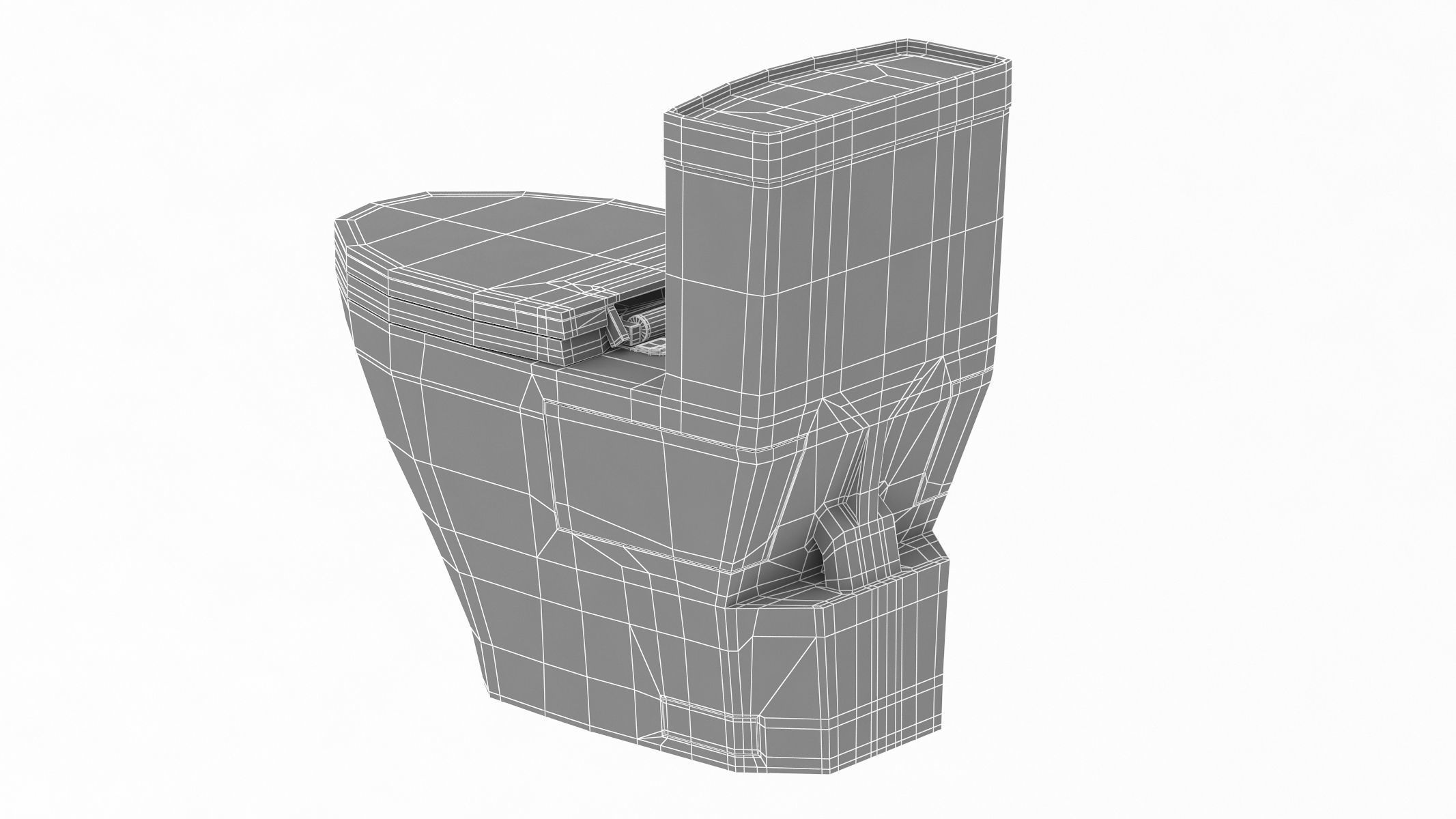 TOTO Legato One-Piece Toilet 3D model_13