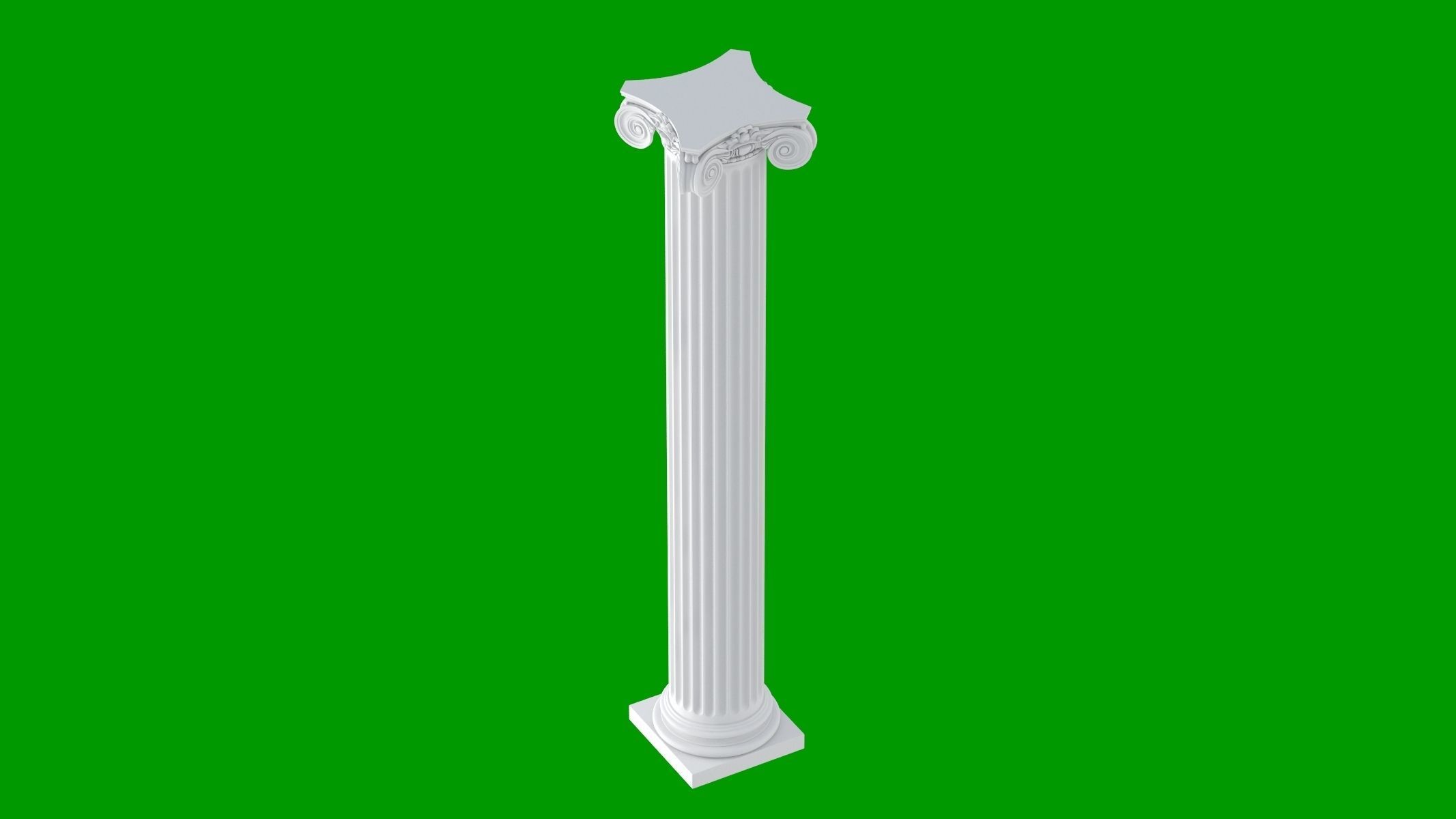 Scamozzi Column 3D model_5