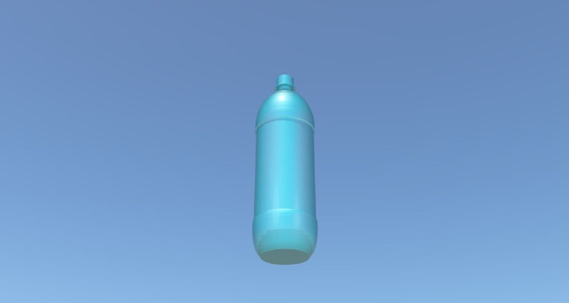 Water Bottle Model Free 3D model_2