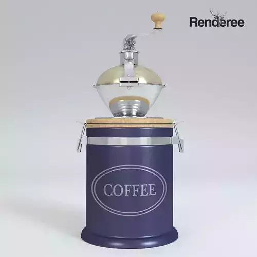 Manual Coffee Blue Grinder