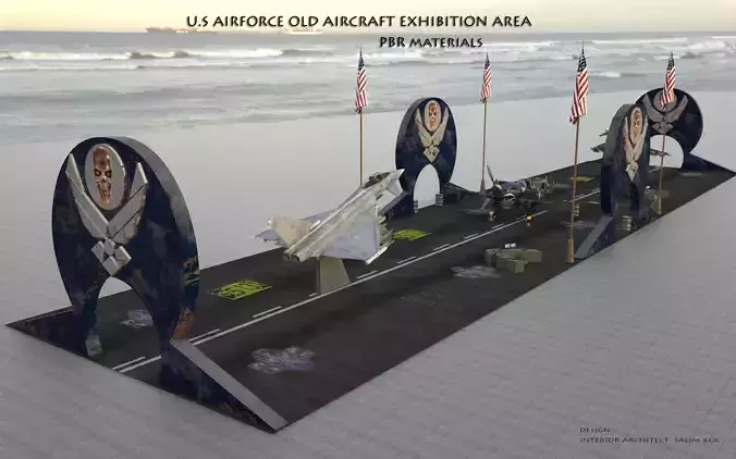 FLIGHT EXHIBITION AREA 3D model