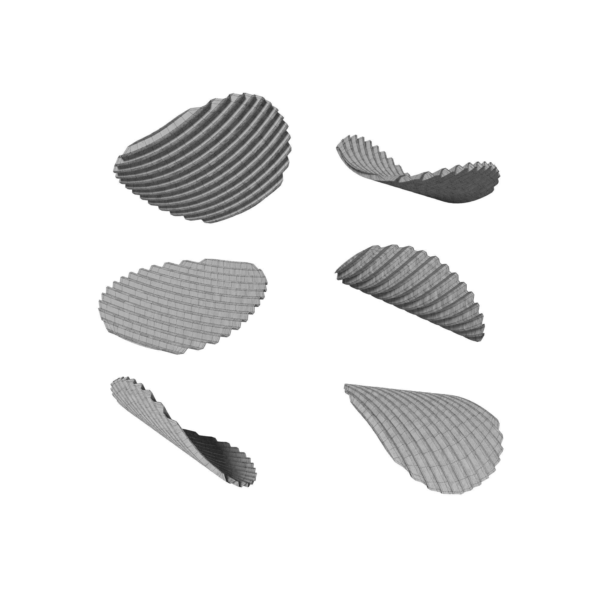 chips potato 3D model_2