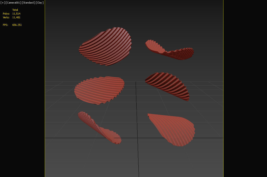 chips potato 3D model_3