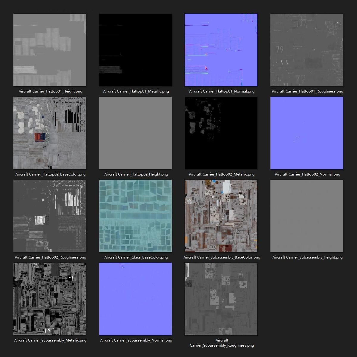 Aircraft Carrier 3D model_14