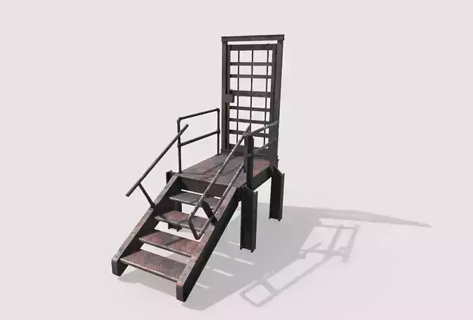 Rusty Metal Entrance 