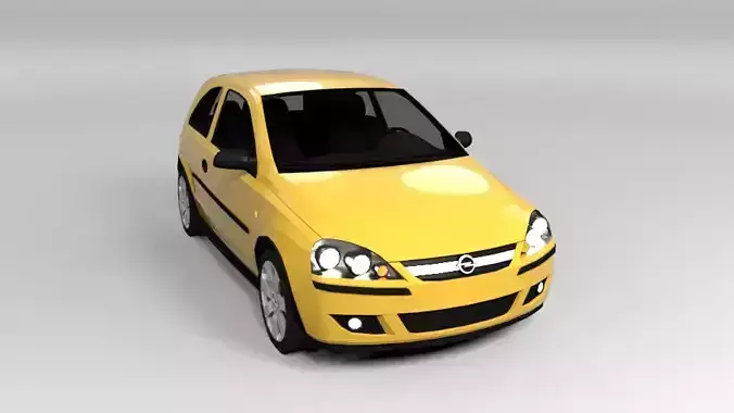 OPEL CORSA C 3D LOWPOLY
