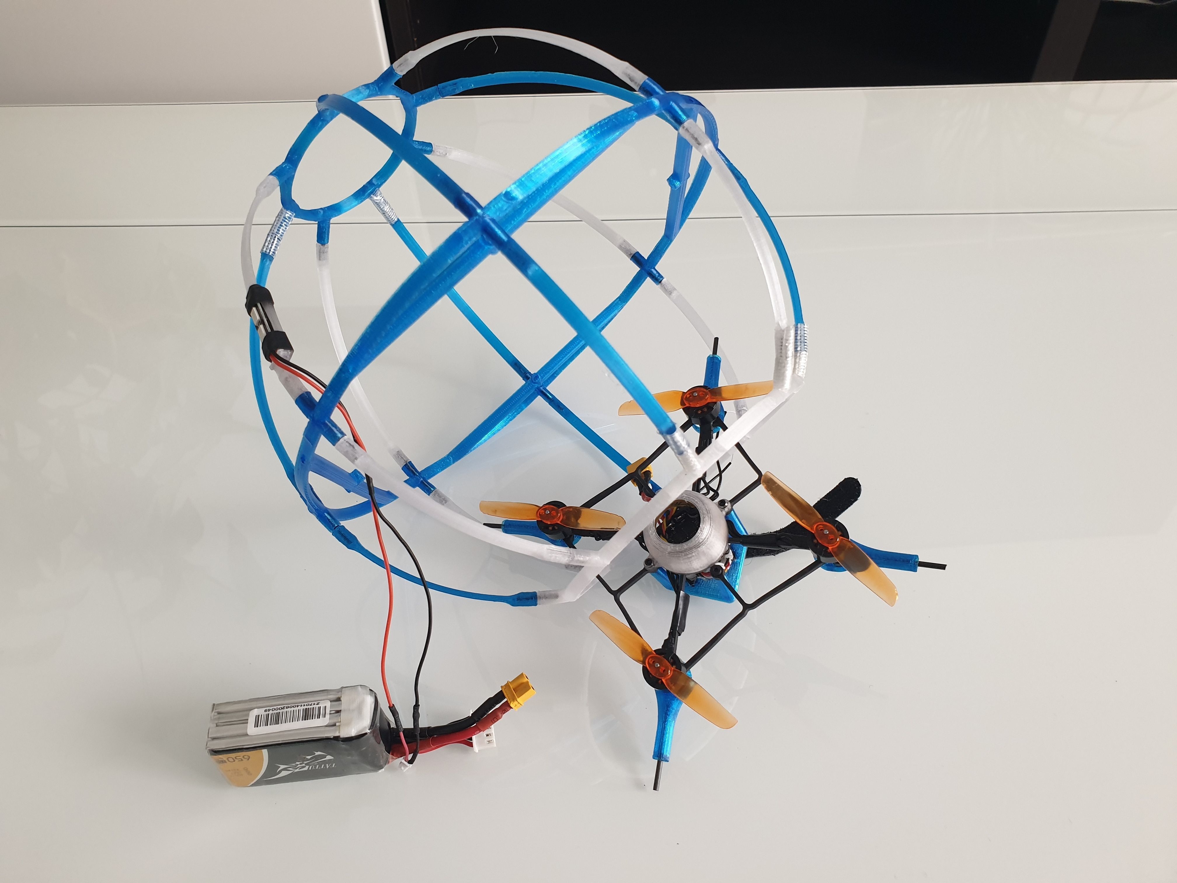 DRONE SOCCER - 200mm 3D print model_1