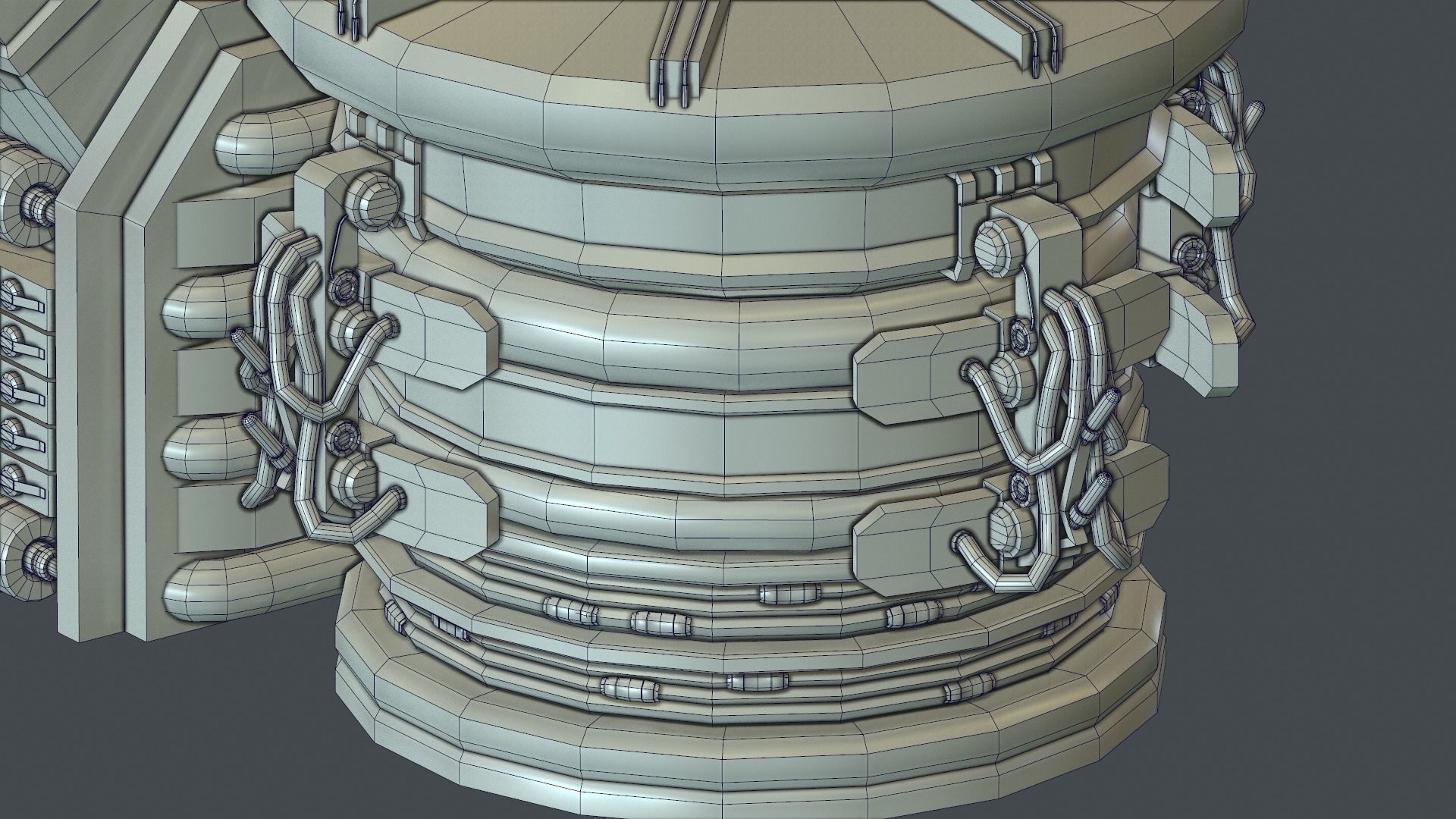 Laboratory generator 3D model_14