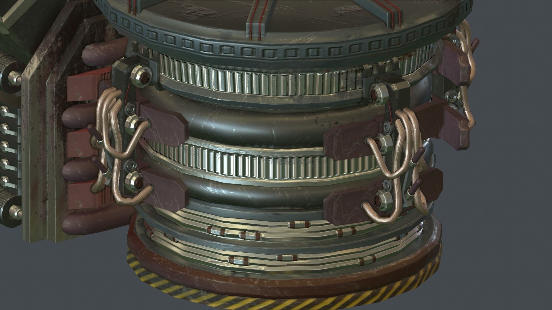 Laboratory generator 3D model_12