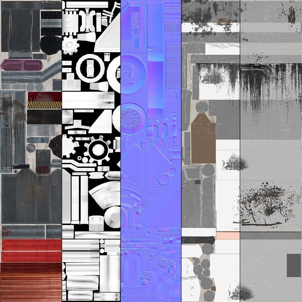 Laboratory generator 3D model_7