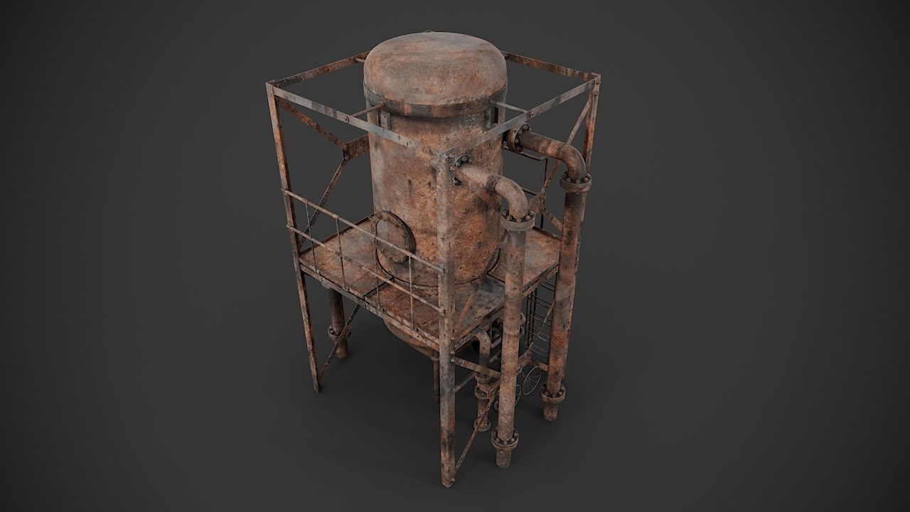 Industrial gas separator 3D model_11