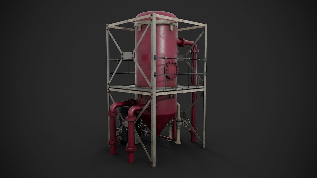 Industrial gas separator 3D model_5