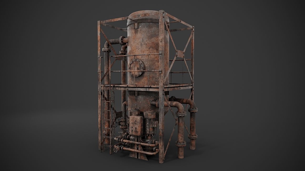 Industrial gas separator 3D model_9