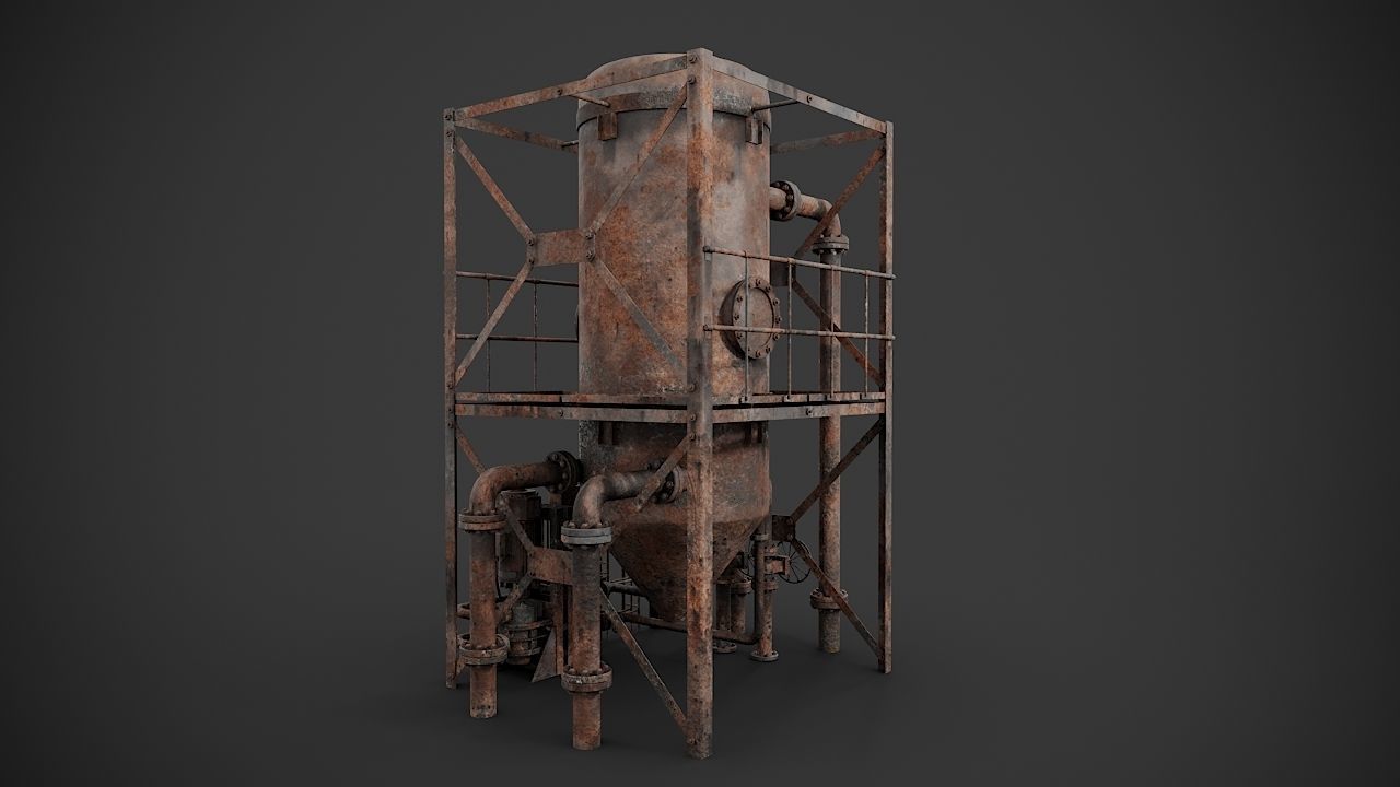 Industrial gas separator 3D model_10