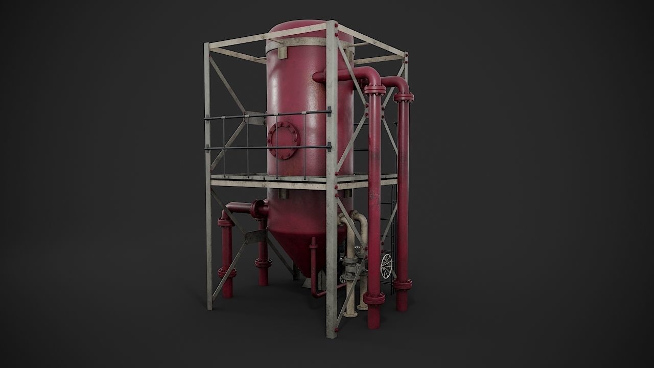 Industrial gas separator 3D model_6