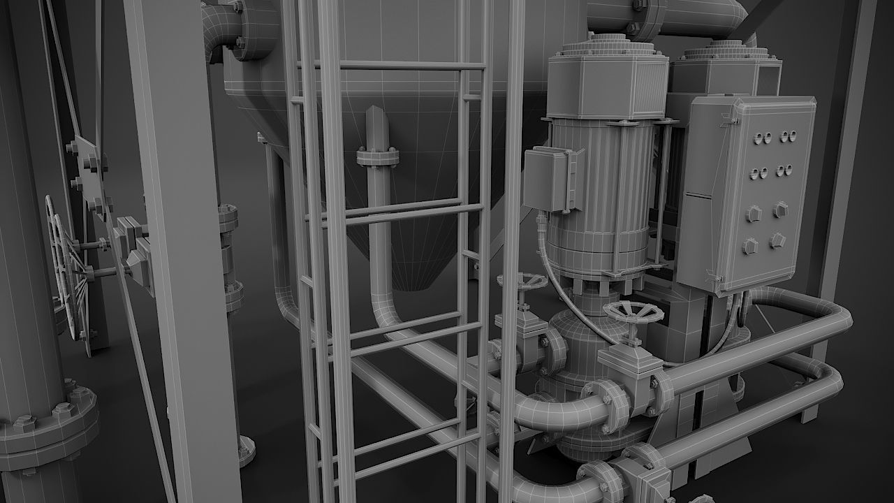 Industrial gas separator 3D model_13