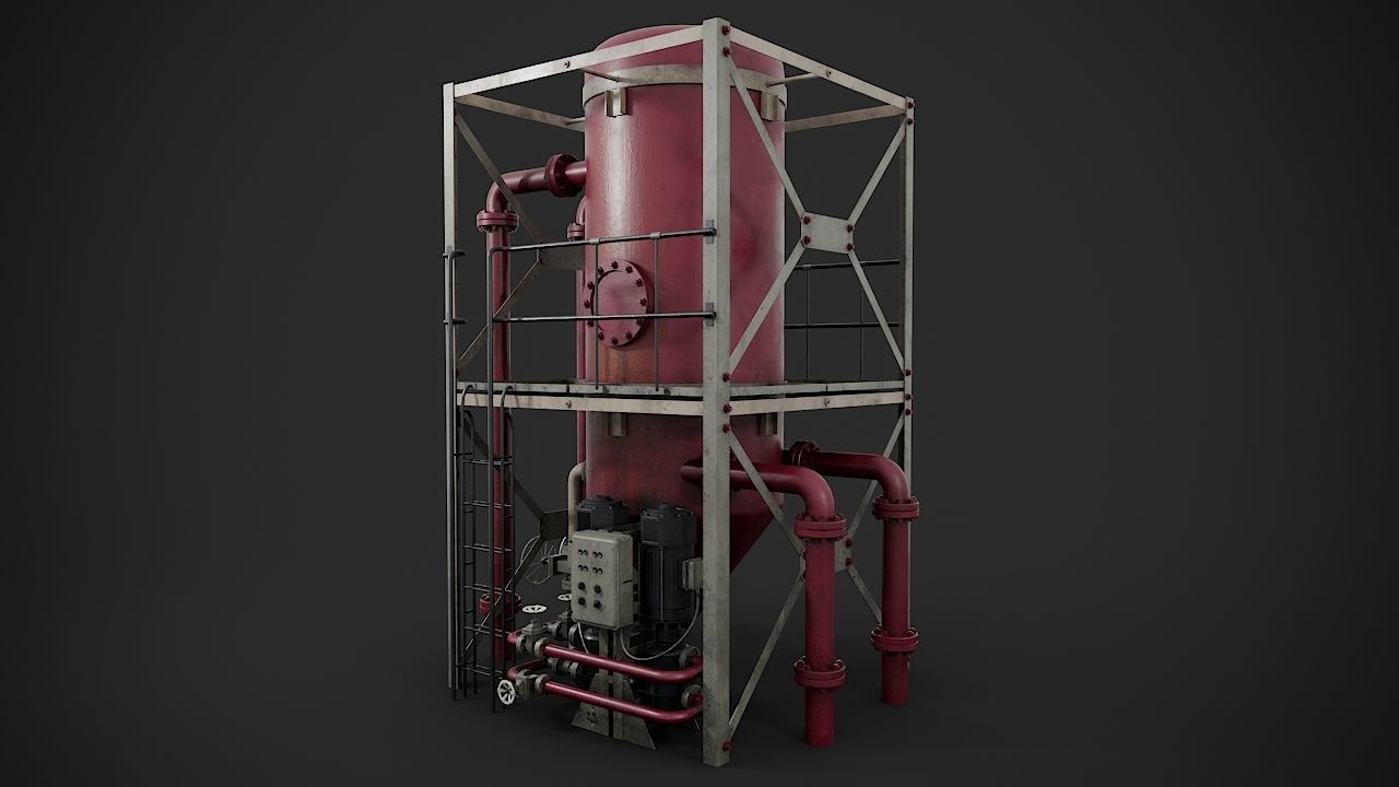 Industrial gas separator 3D model_4