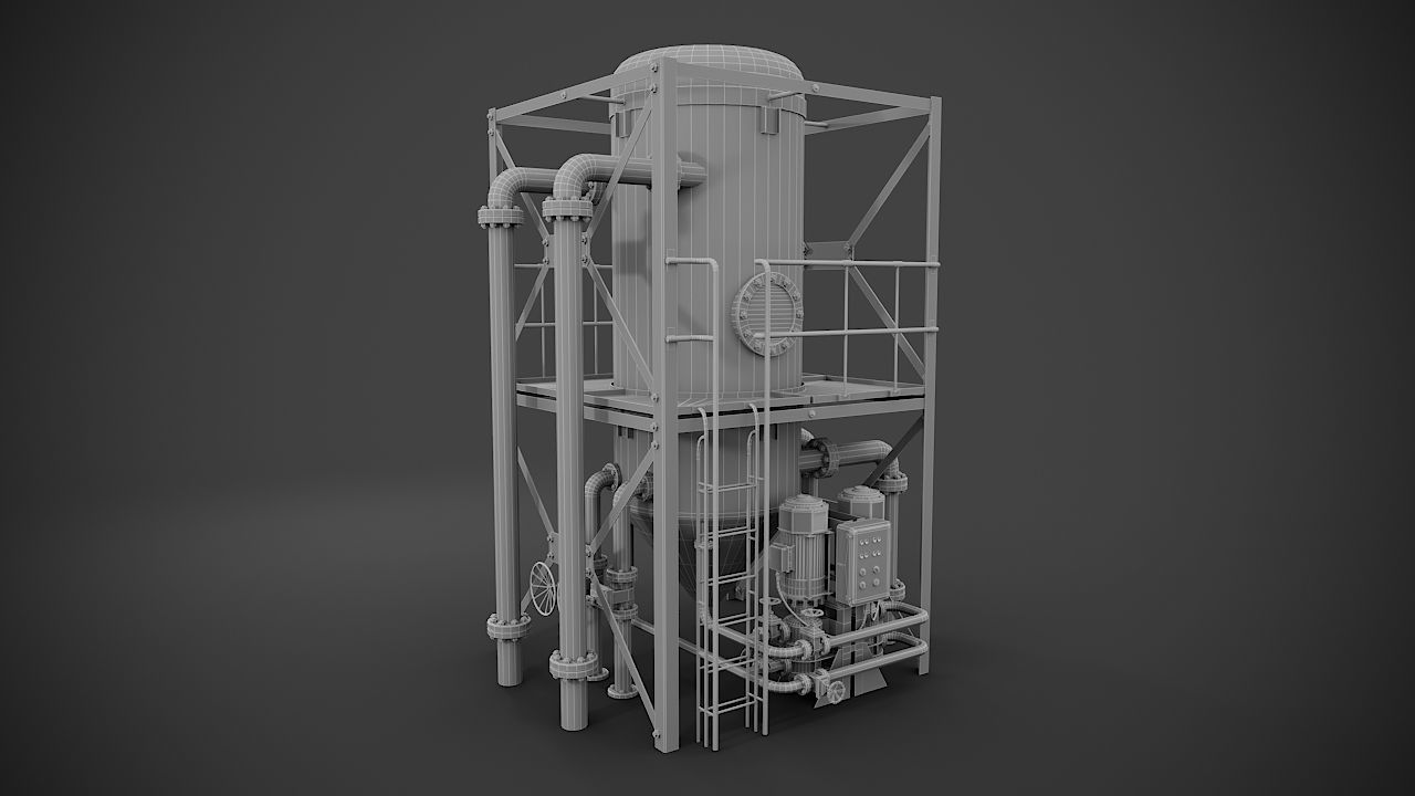 Industrial gas separator 3D model_12