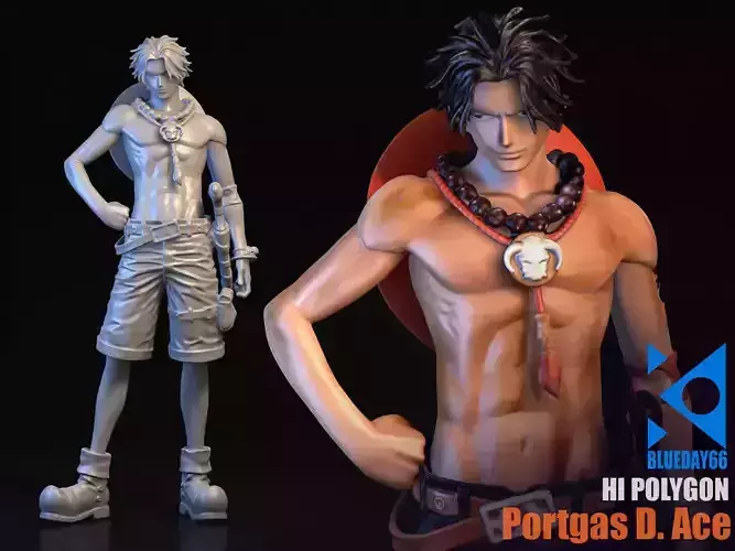 PORTGAS D  ACE 3D 3D model
