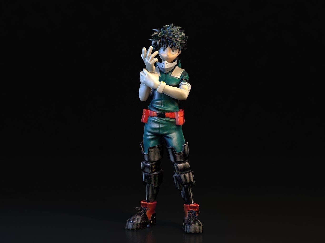DEKU 3D hero academia figure 3D model_3