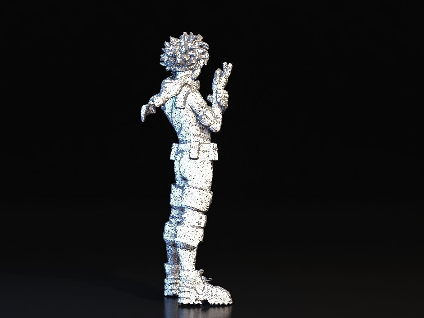 DEKU 3D hero academia figure 3D model_24