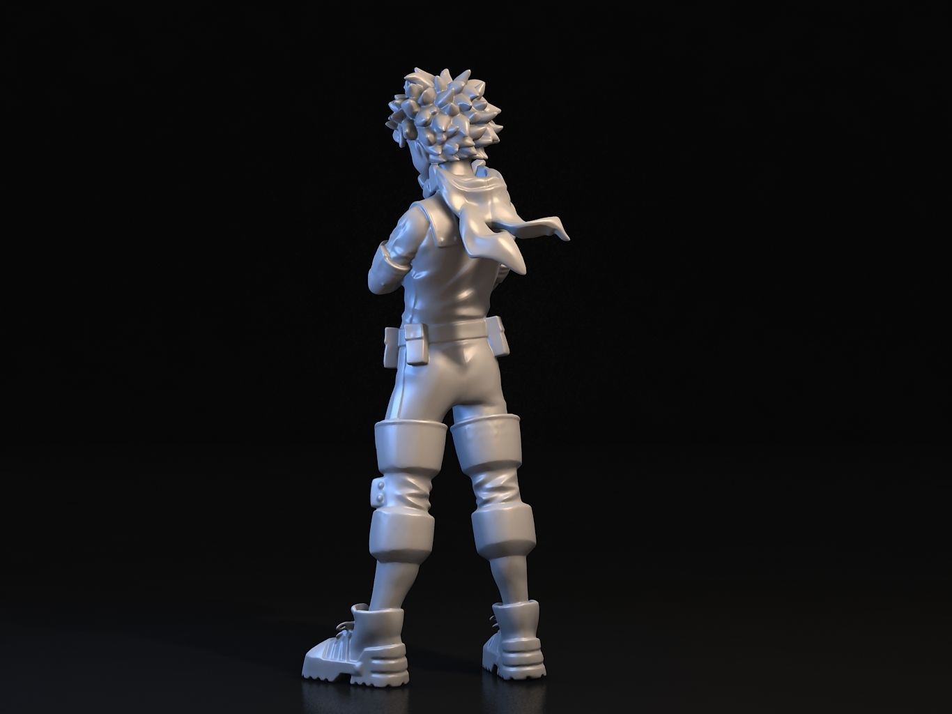 DEKU 3D hero academia figure 3D model_17