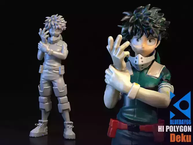 DEKU 3D hero academia figure 3D model