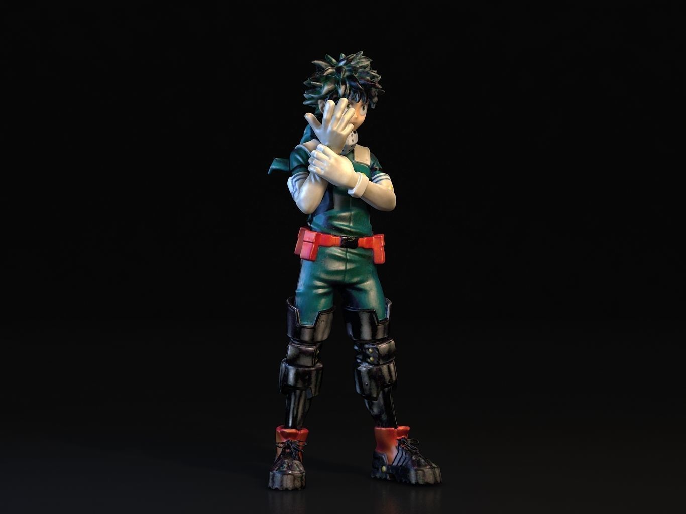 DEKU 3D hero academia figure 3D model_4