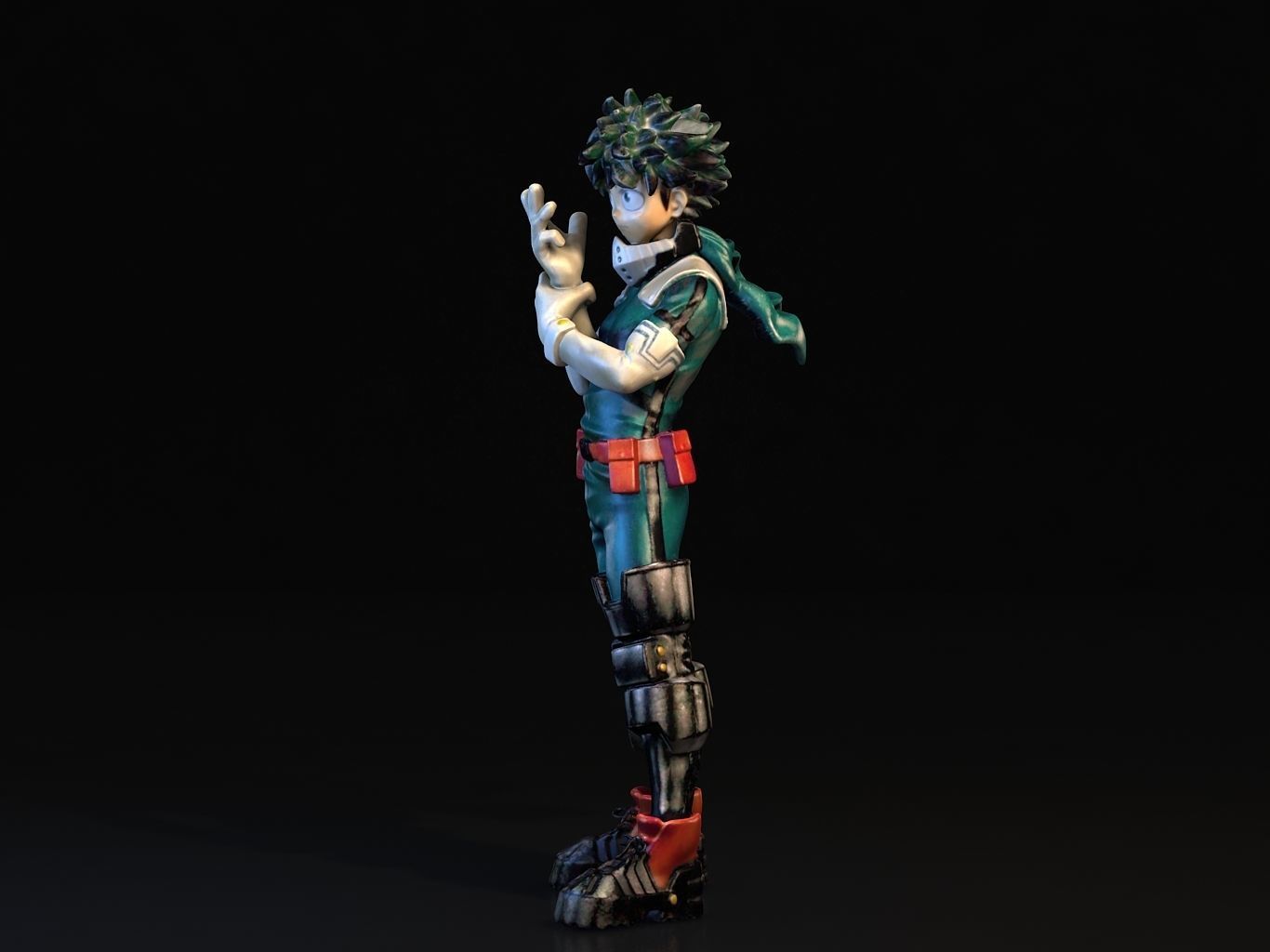 DEKU 3D hero academia figure 3D model_10