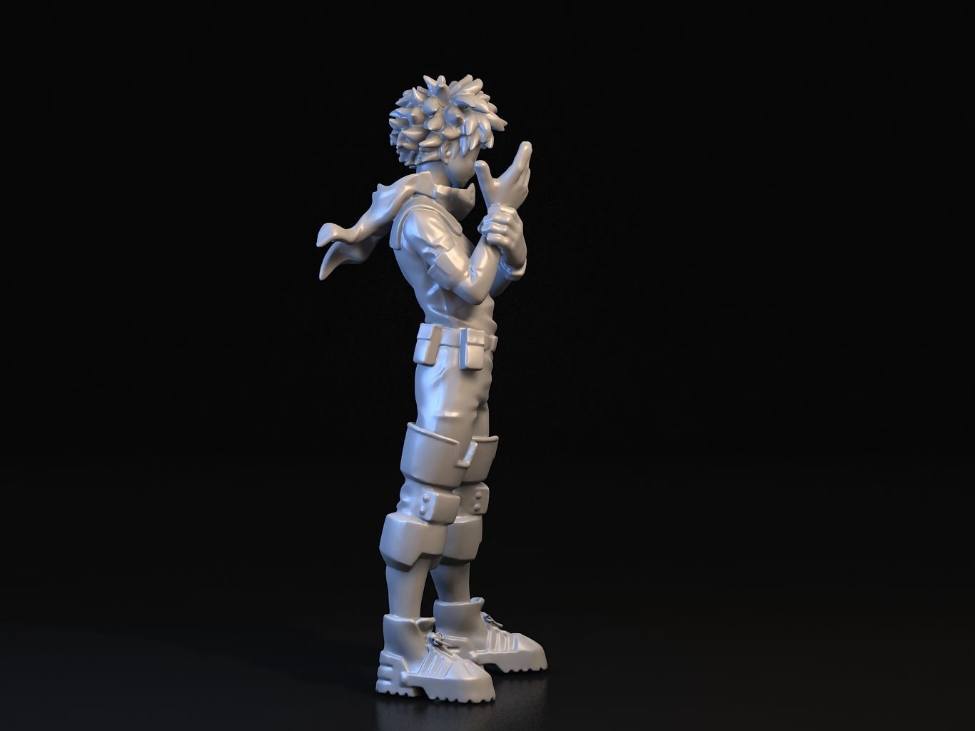 DEKU 3D hero academia figure 3D model_14