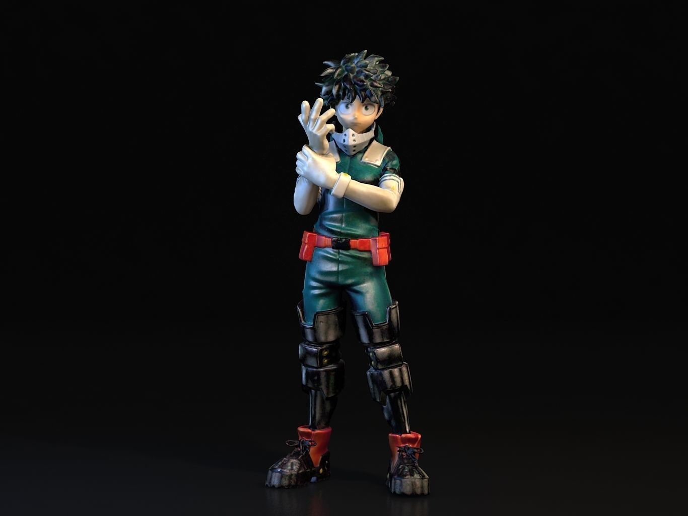 DEKU 3D hero academia figure 3D model_11