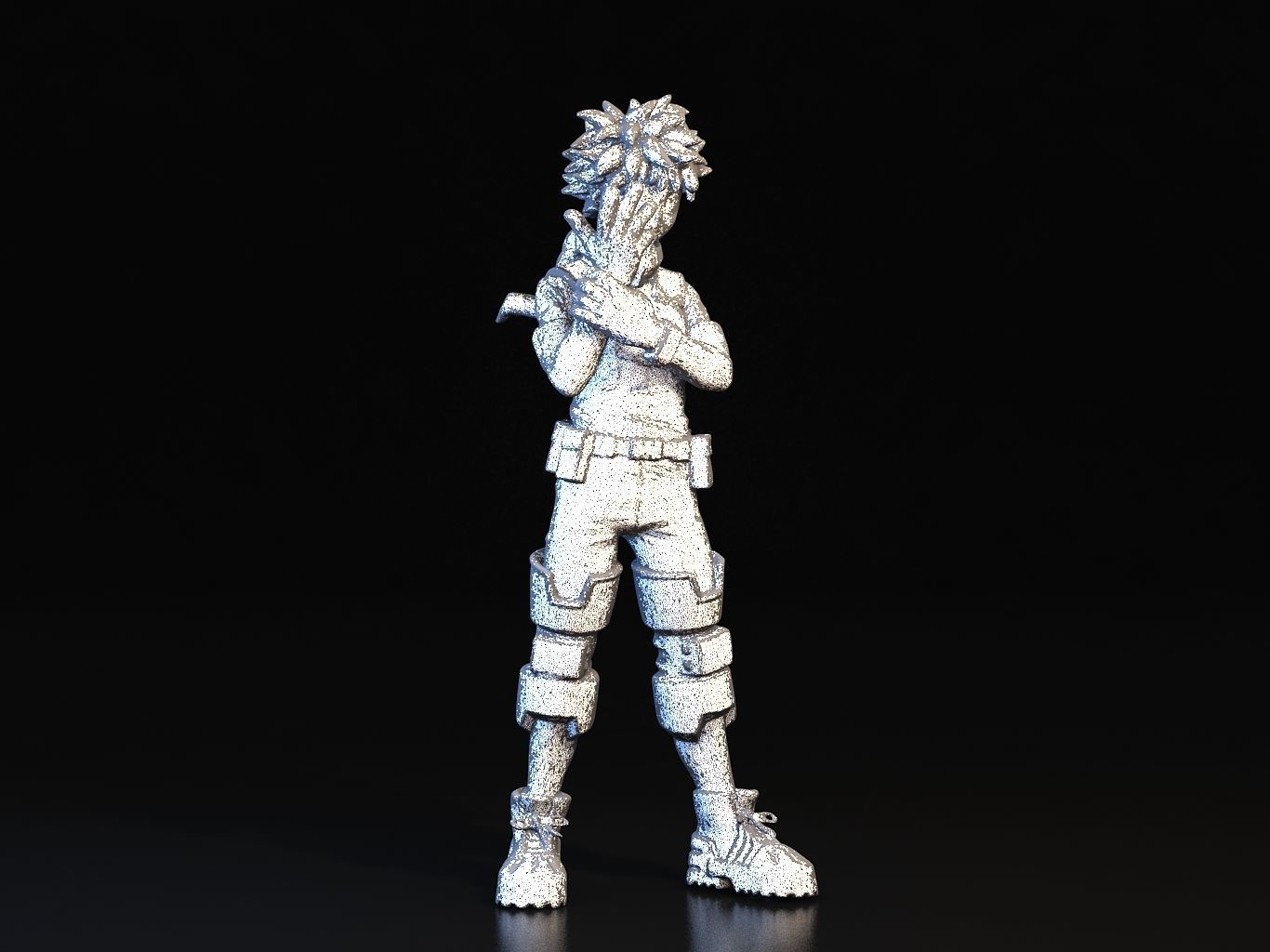 DEKU 3D hero academia figure 3D model_22