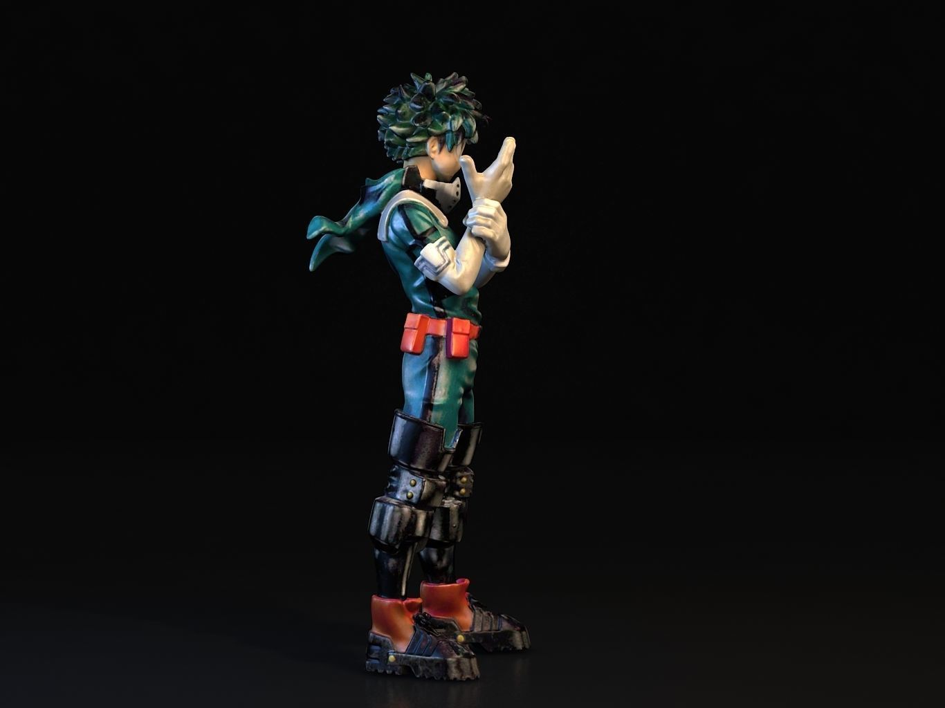 DEKU 3D hero academia figure 3D model_5