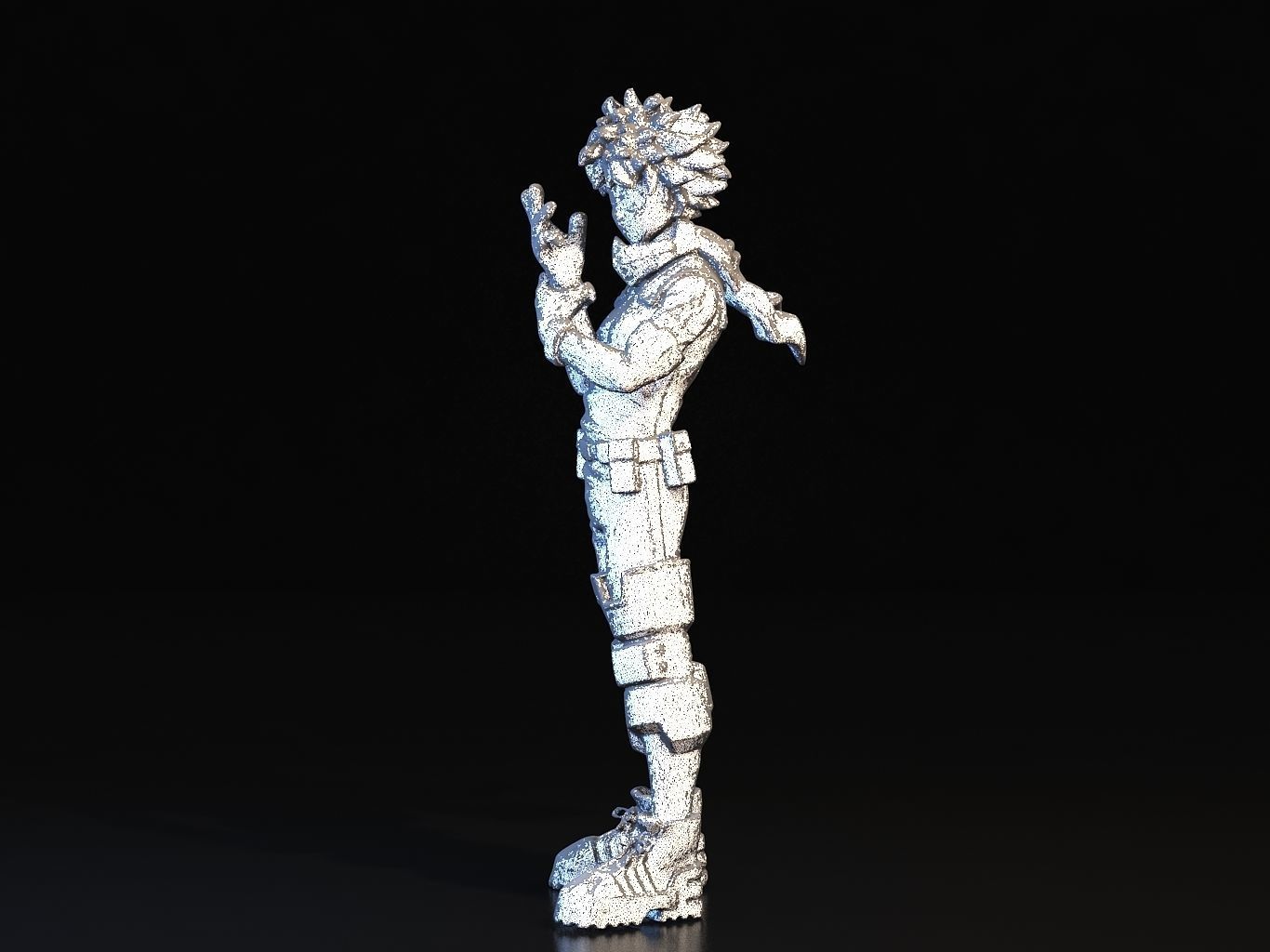 DEKU 3D hero academia figure 3D model_28