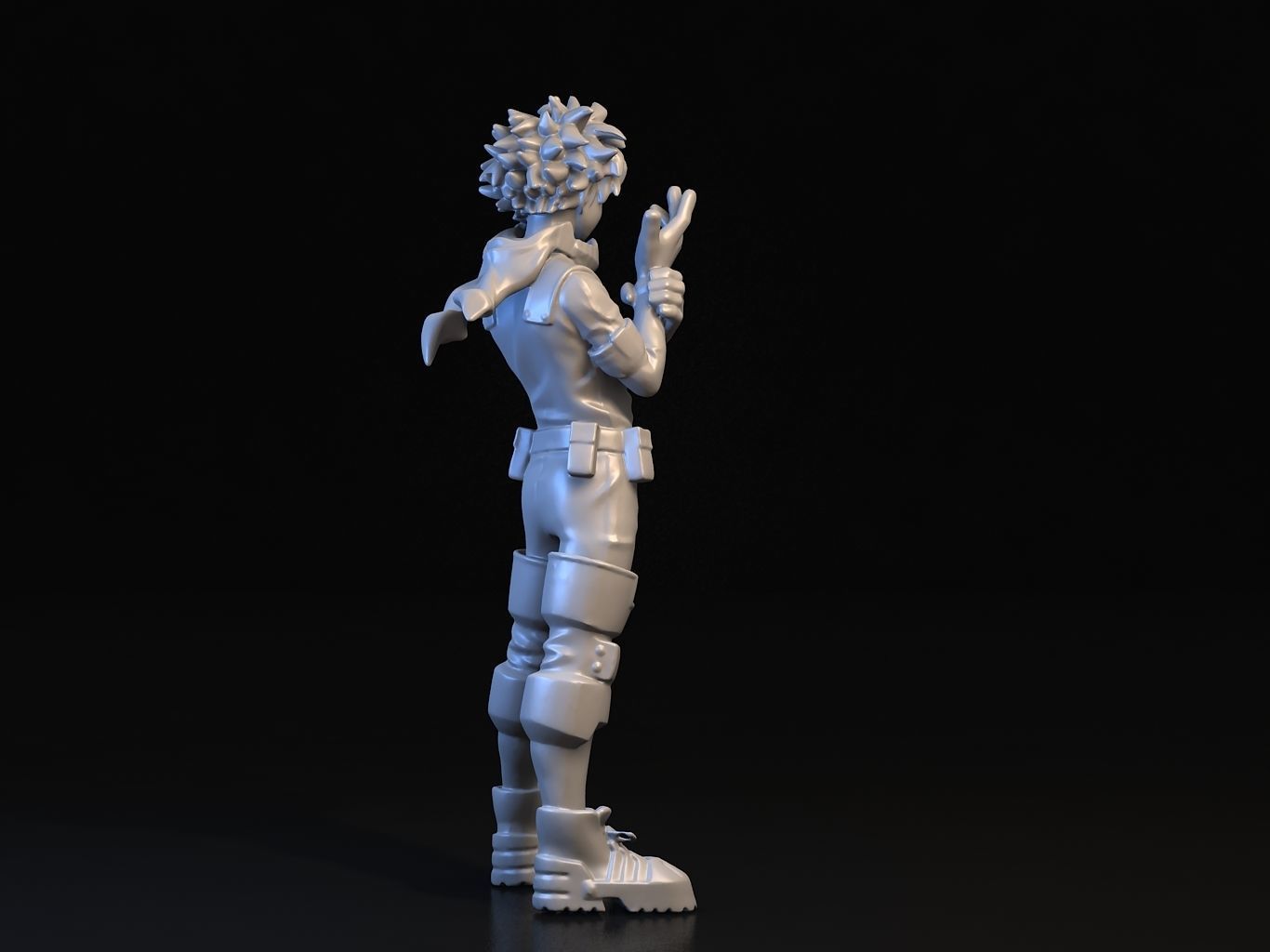 DEKU 3D hero academia figure 3D model_15