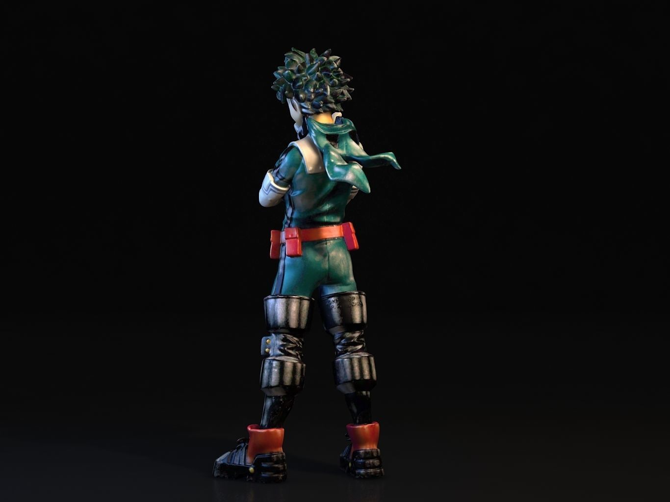 DEKU 3D hero academia figure 3D model_8
