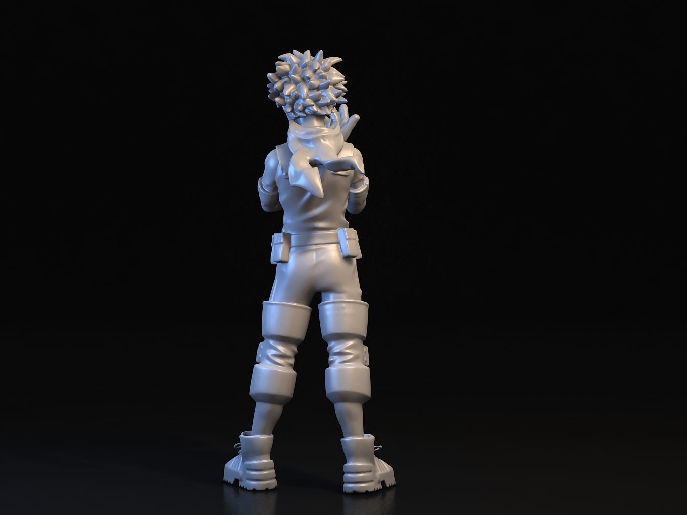 DEKU 3D hero academia figure 3D model_16