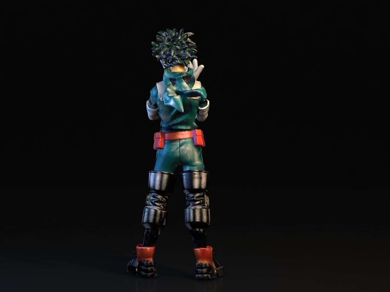 DEKU 3D hero academia figure 3D model_7