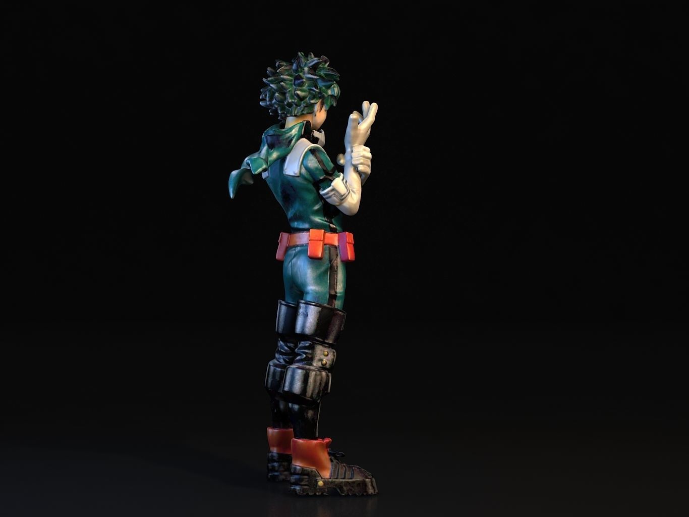 DEKU 3D hero academia figure 3D model_6