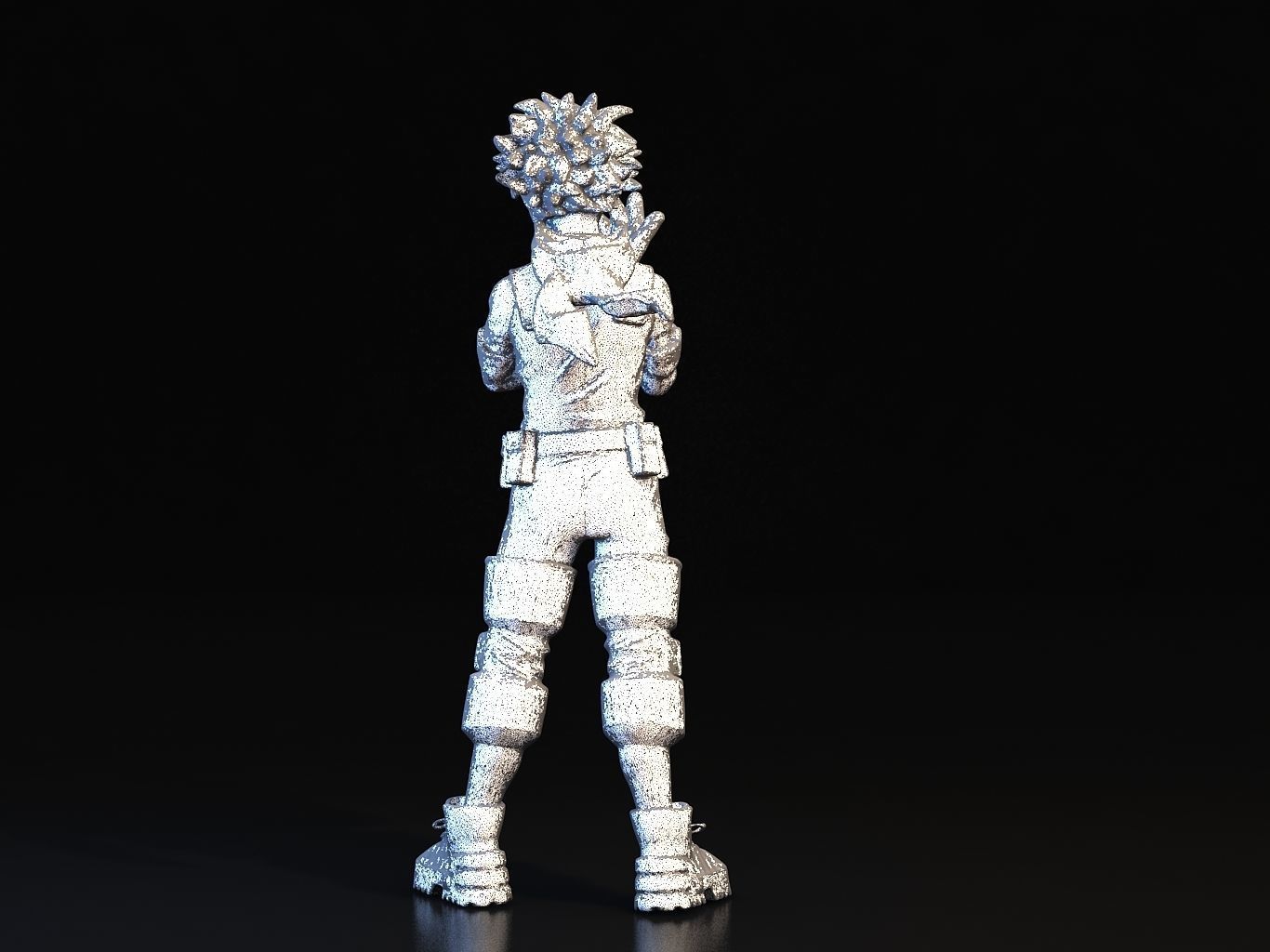 DEKU 3D hero academia figure 3D model_25