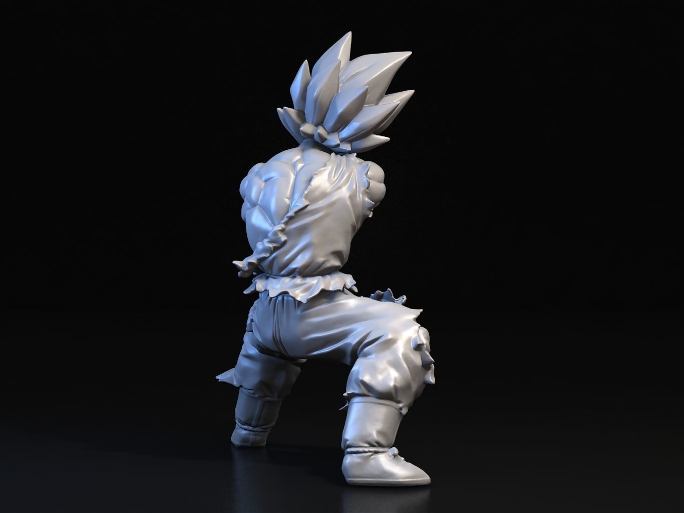 Goku SS Kamehameha 3D model_13