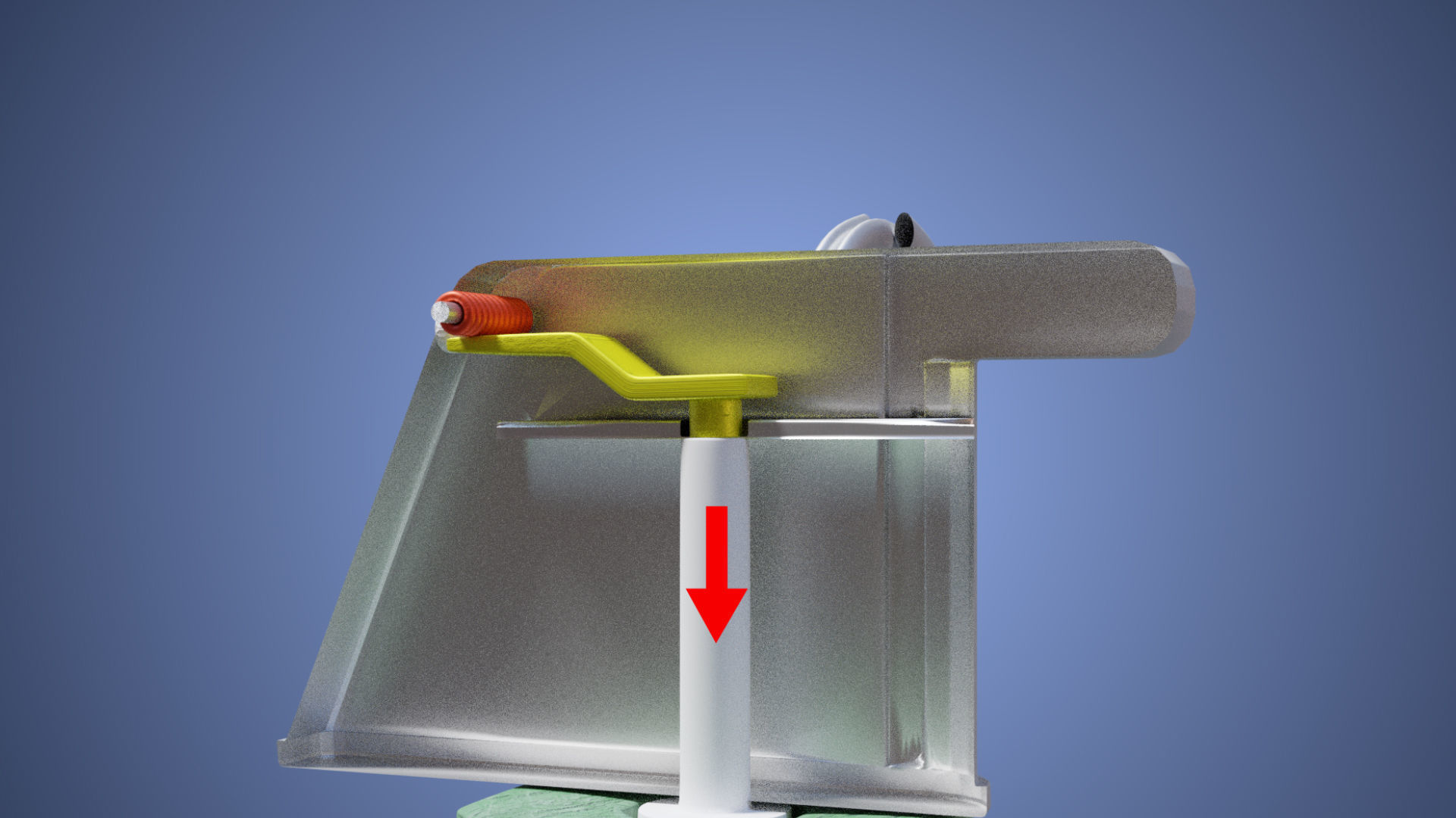 Low Poly MK2 Hand Grenade Low-poly 3D model_2