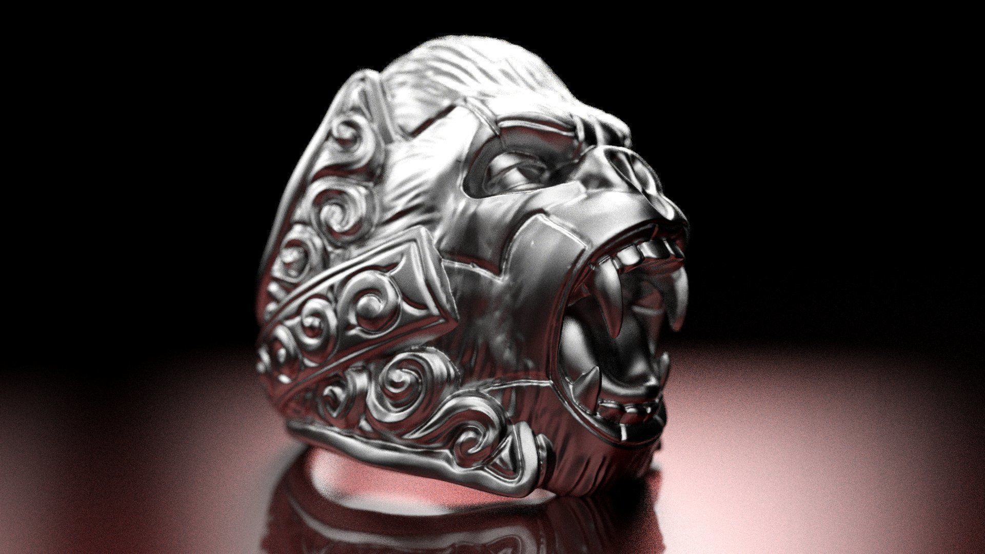 GORILLA RING 3D print model_2