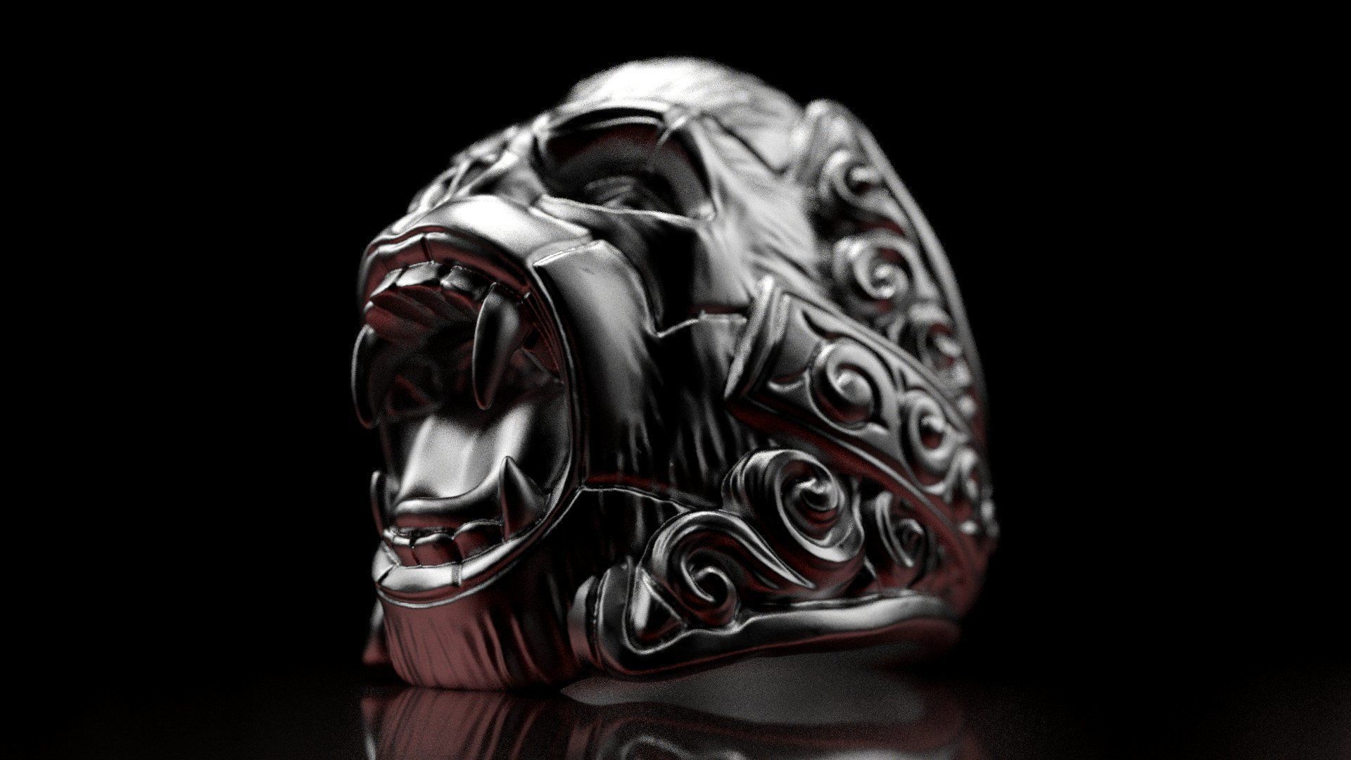 GORILLA RING 3D print model_6