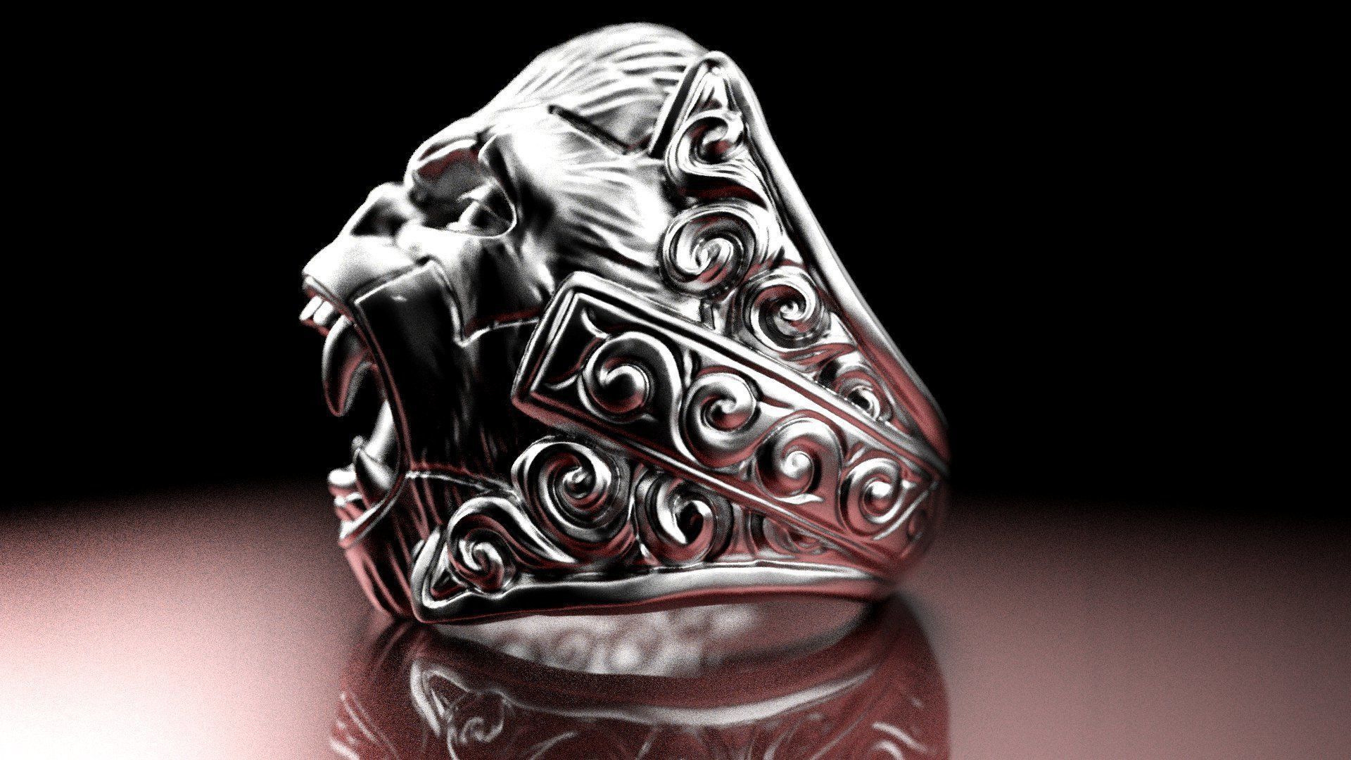 GORILLA RING 3D print model_4