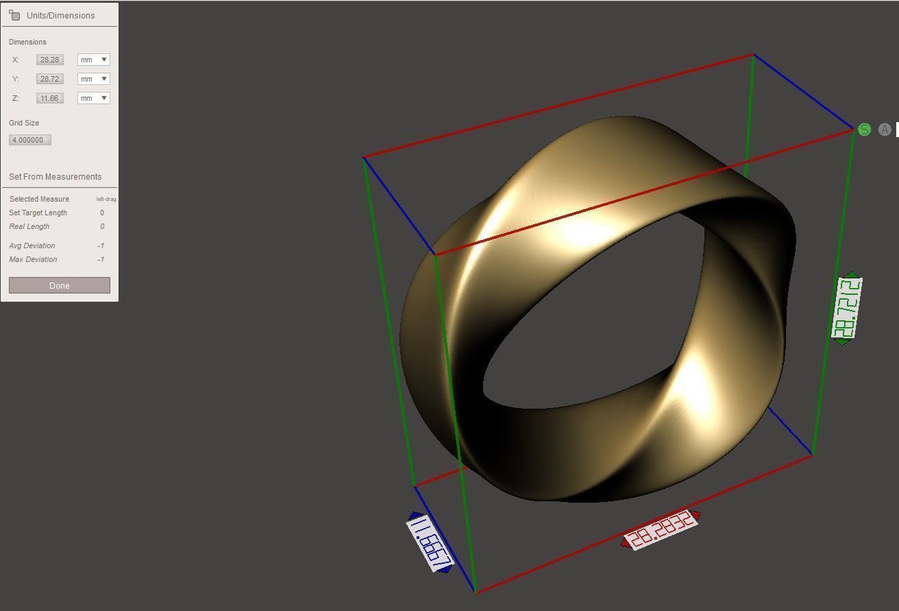 Soft twisted ring 3D print model_9