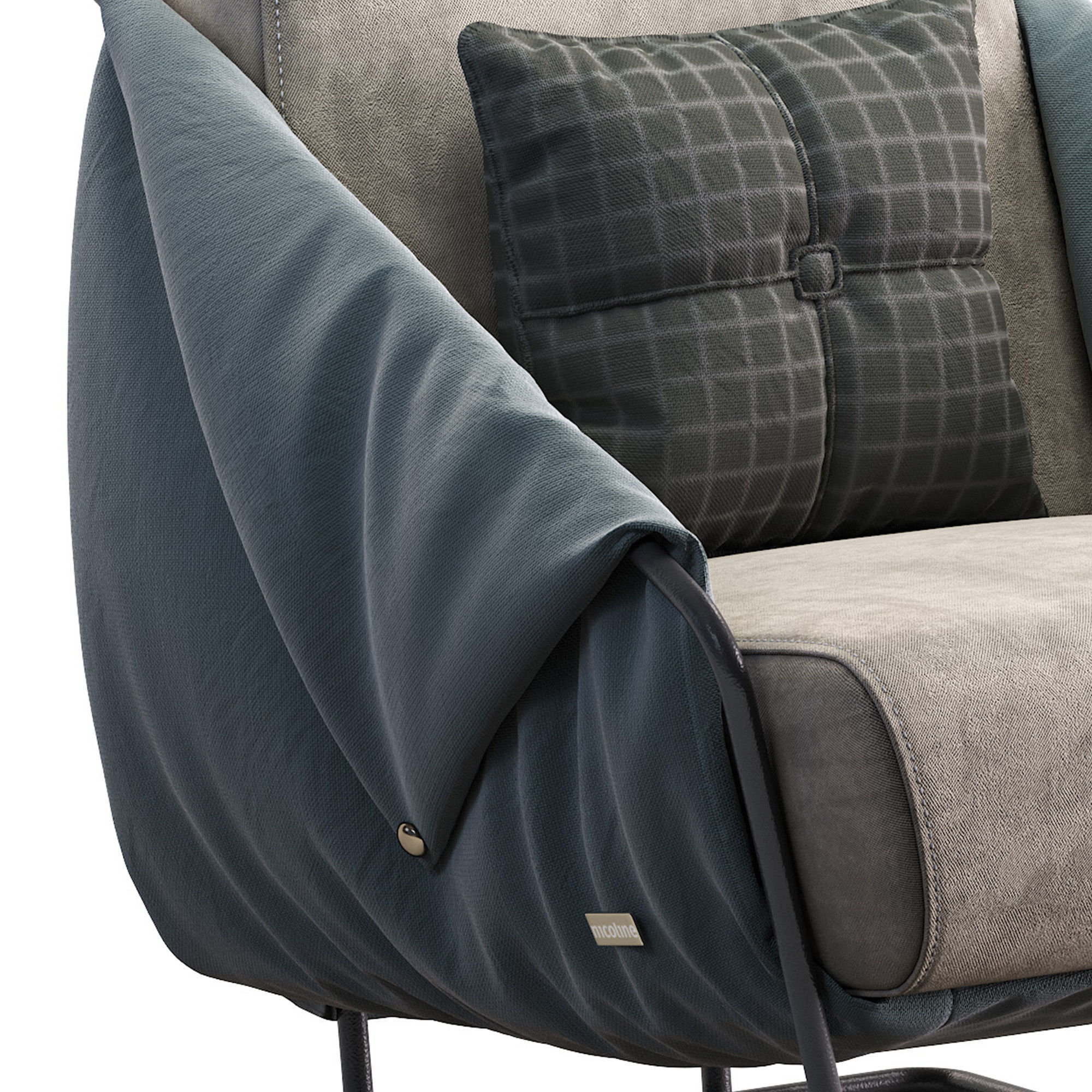 Gioia Nicoline Armchair 3D model_3