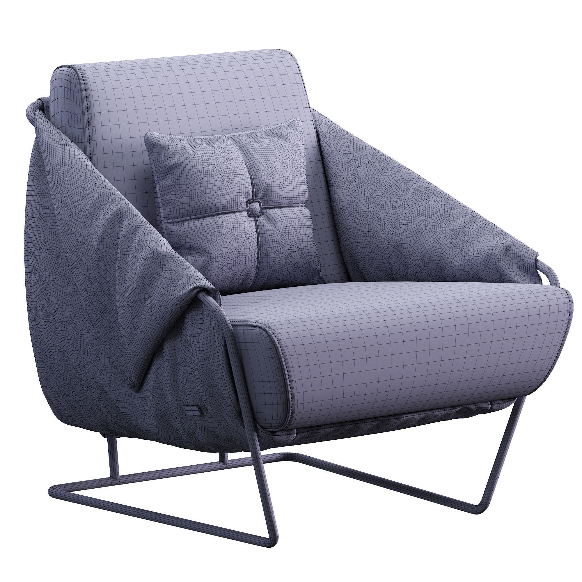 Gioia Nicoline Armchair 3D model_2