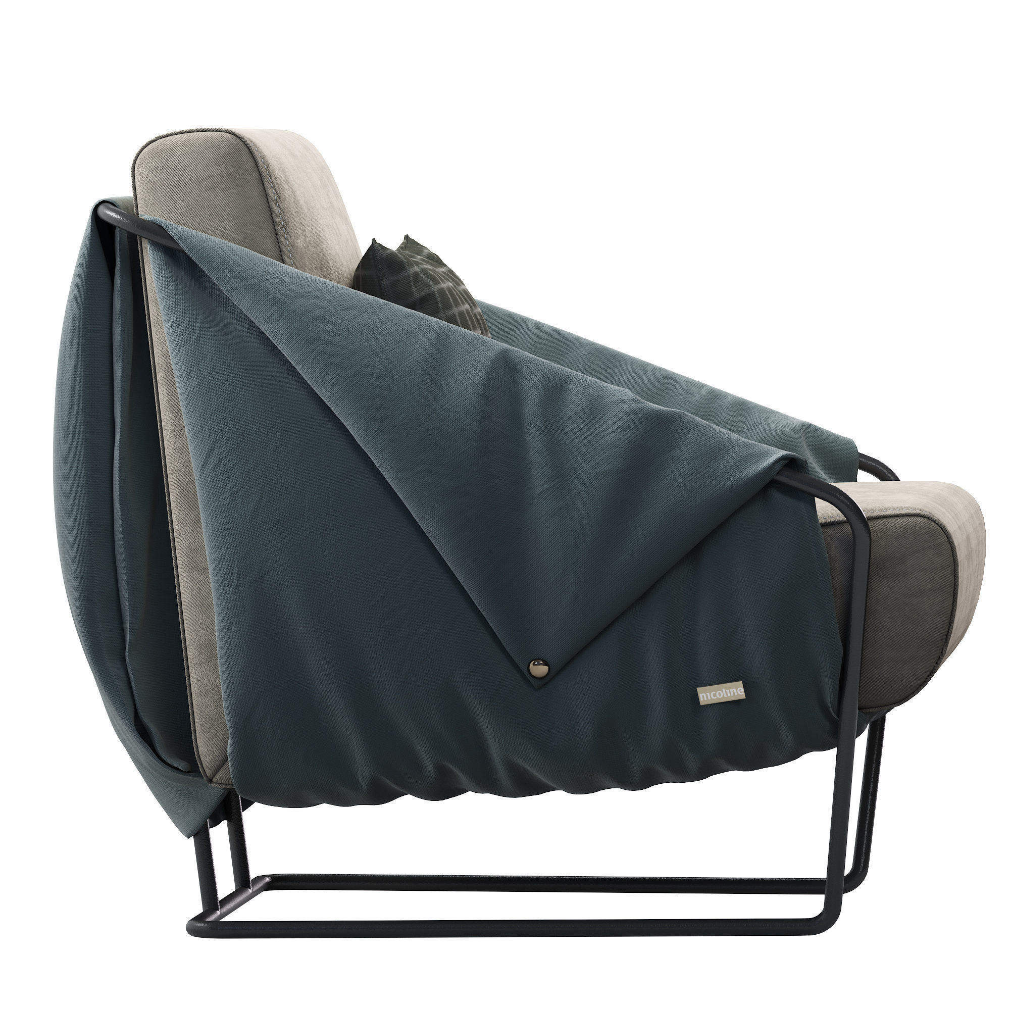 Gioia Nicoline Armchair 3D model_1