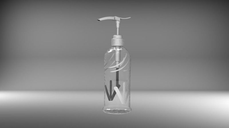 Hand wash 3D model_4